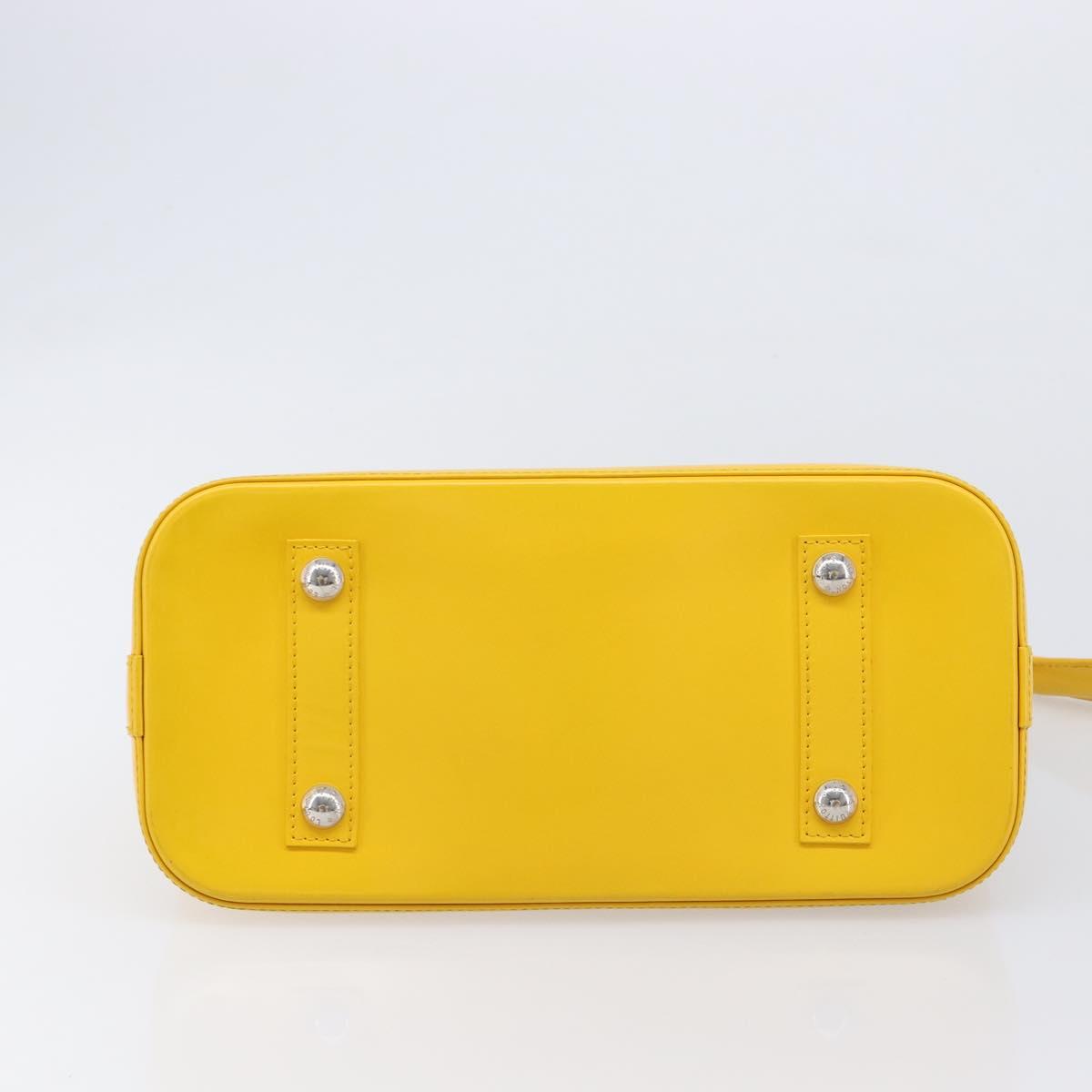 LOUIS VUITTON Epi Alma PM Hand Bag Yellow citron M40619 LV Auth ka7182A