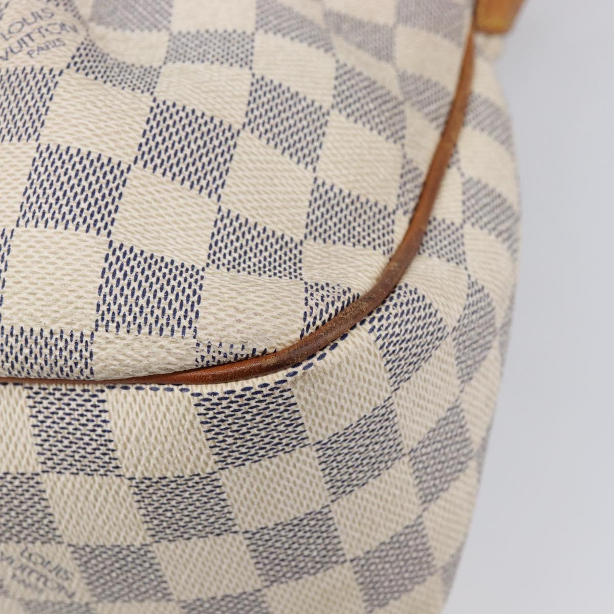 LOUIS VUITTON Damier Azur Siracusa PM Shoulder Bag N41113 LV Auth ka7184