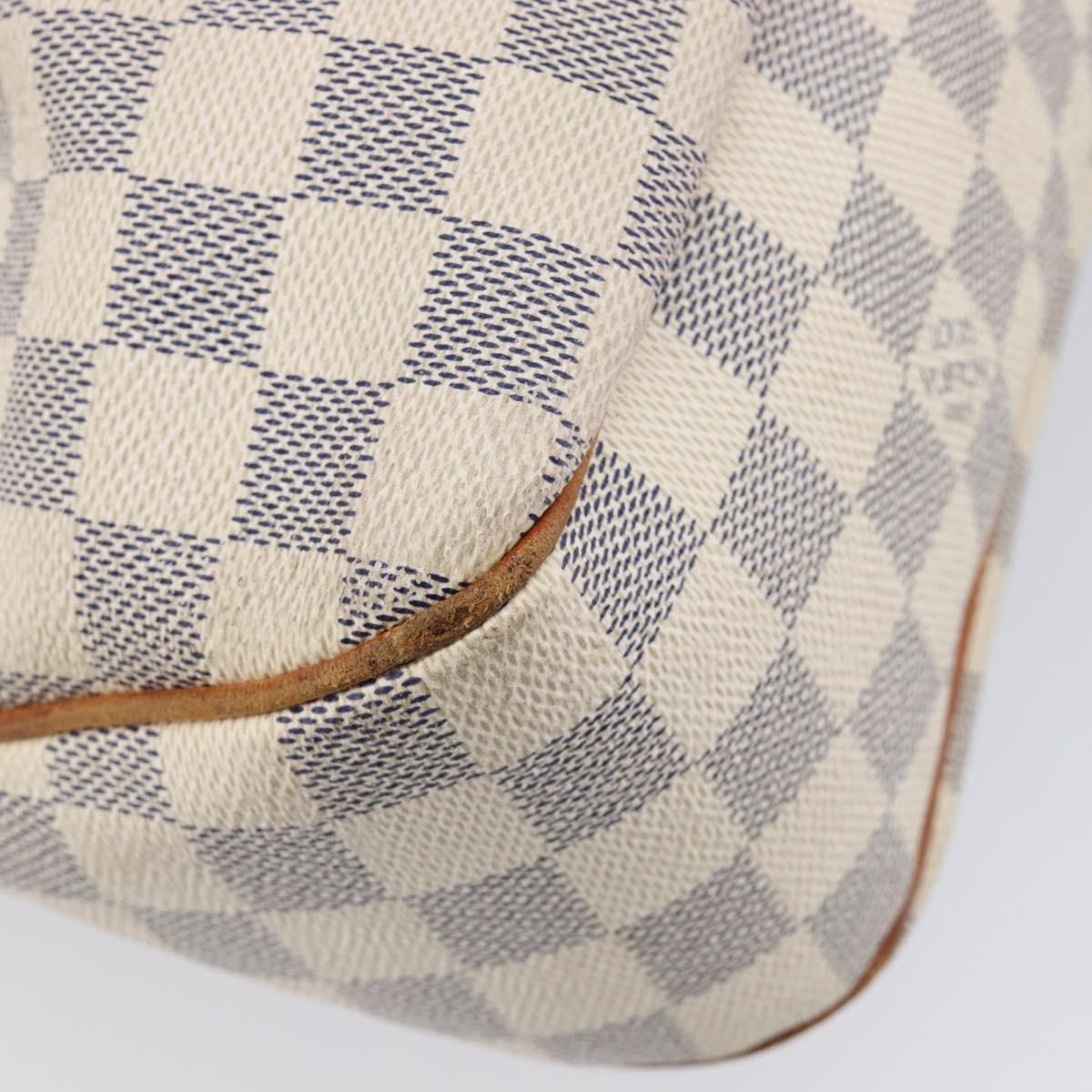 LOUIS VUITTON Damier Azur Siracusa PM Shoulder Bag N41113 LV Auth ka7184