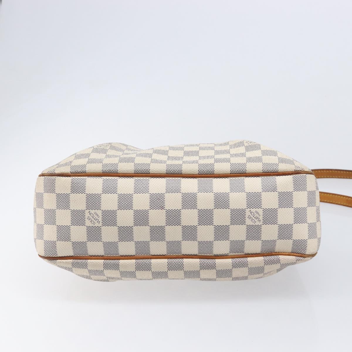 LOUIS VUITTON Damier Azur Siracusa PM Shoulder Bag N41113 LV Auth ka7184