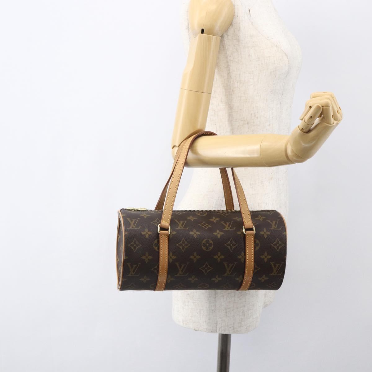 LOUIS VUITTON Monogram Papillon 26 Hand Bag M51386 LV Auth ka718SAV