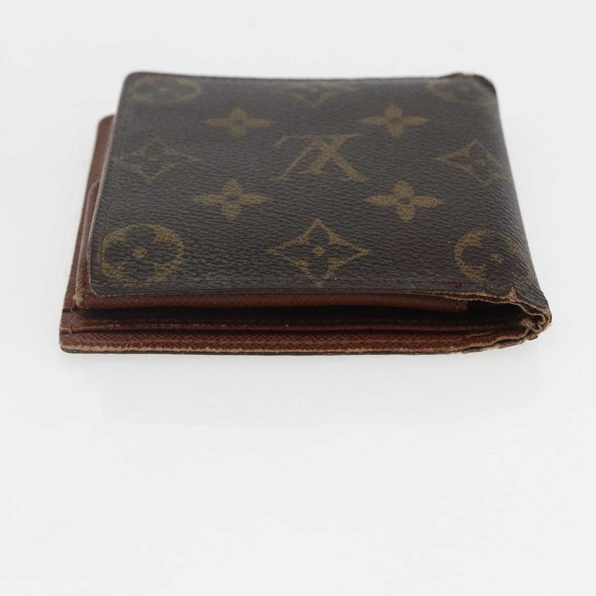 LOUIS VUITTON Gucci Monogram Wallet 3 Set Beige LV Auth ka719