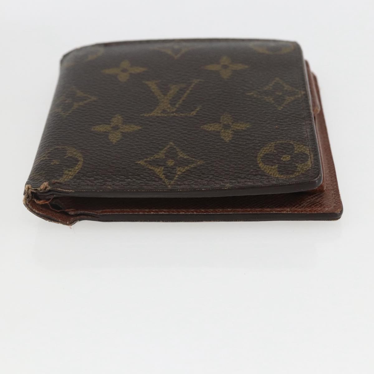 LOUIS VUITTON Gucci Monogram Wallet 3 Set Beige LV Auth ka719