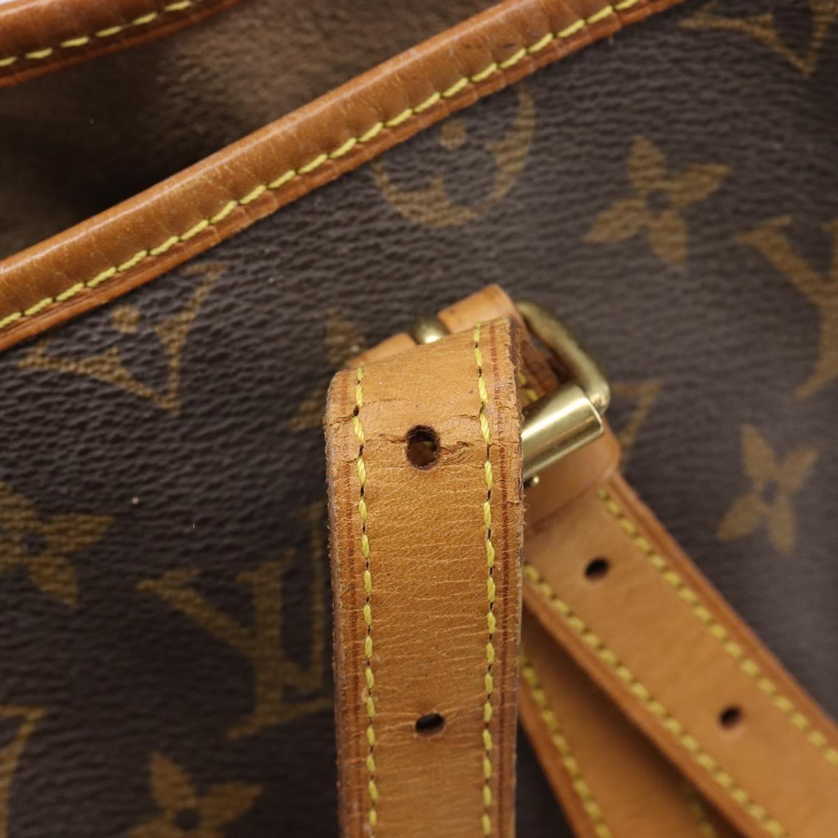LOUIS VUITTON Monogram Bucket GM Shoulder Bag M42236 LV Auth ka7190