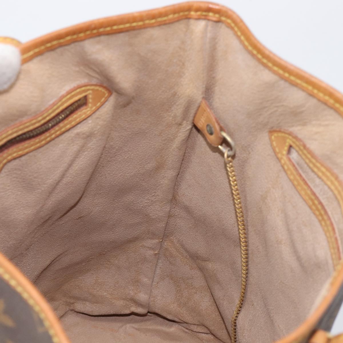 LOUIS VUITTON Monogram Bucket GM Shoulder Bag M42236 LV Auth ka7190