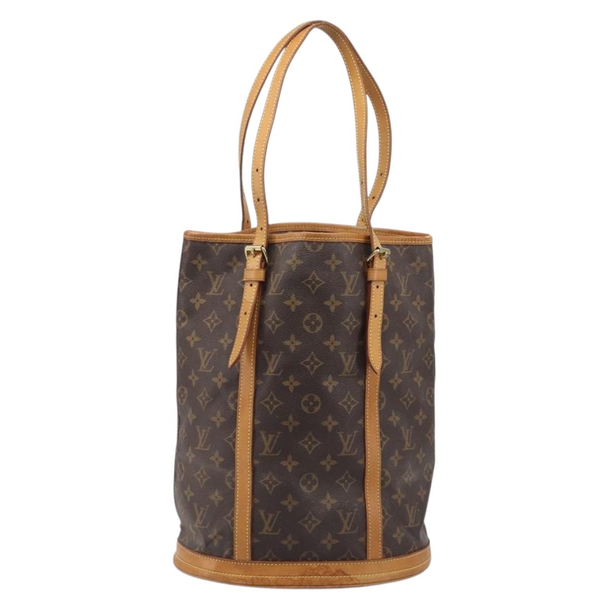 LOUIS VUITTON Monogram Bucket GM Shoulder Bag M42236 LV Auth ka7190