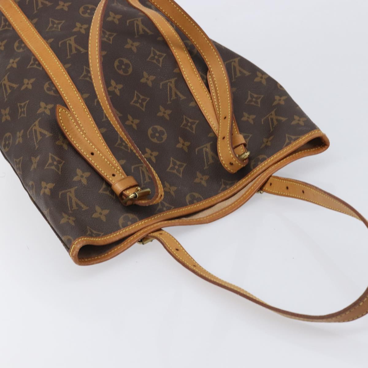 LOUIS VUITTON Monogram Bucket GM Shoulder Bag M42236 LV Auth ka7190