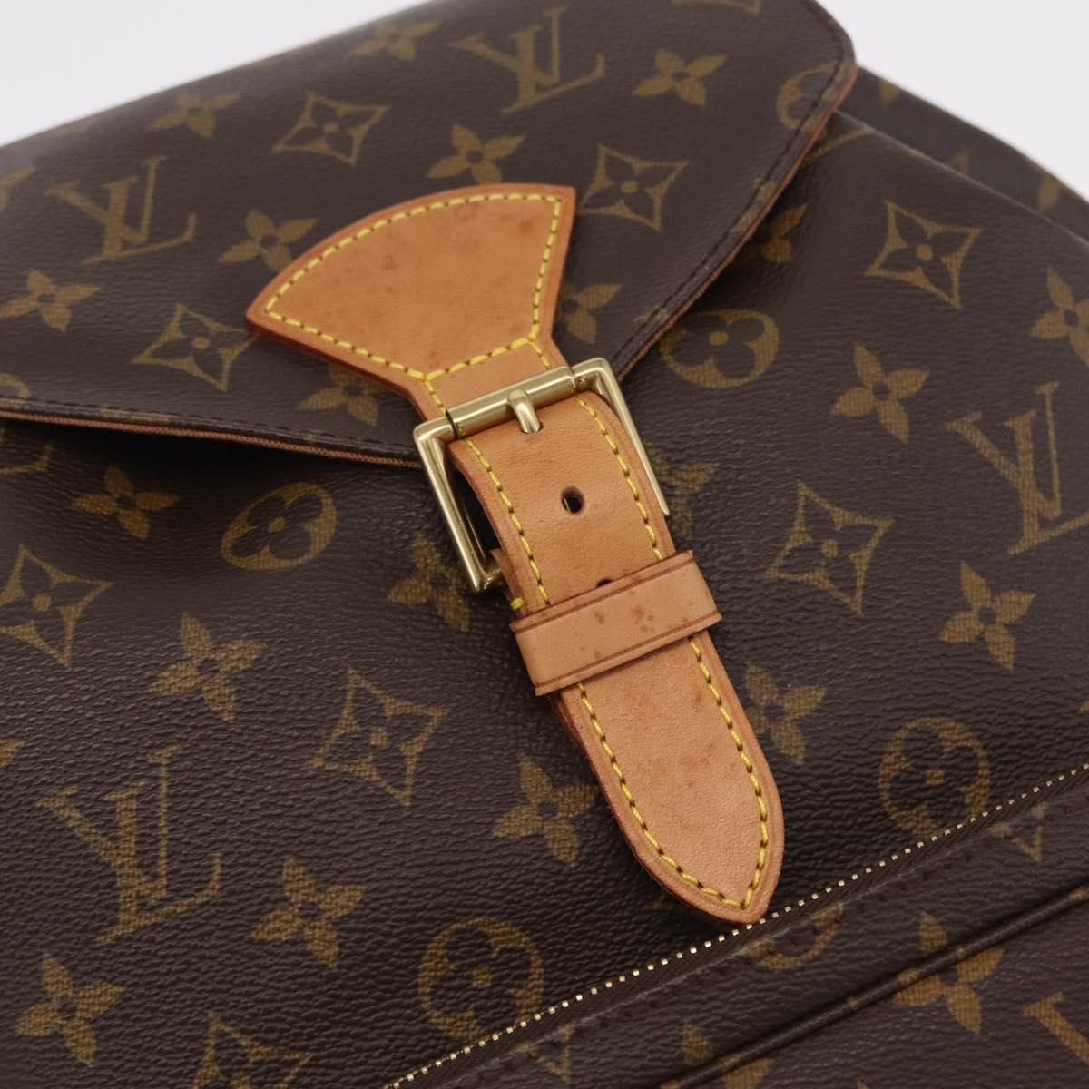 LOUIS VUITTON Monogram Montsouris GM Backpack M51135 LV Auth ka7192