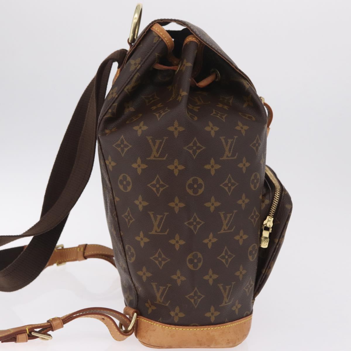 LOUIS VUITTON Monogram Montsouris GM Backpack M51135 LV Auth ka7192