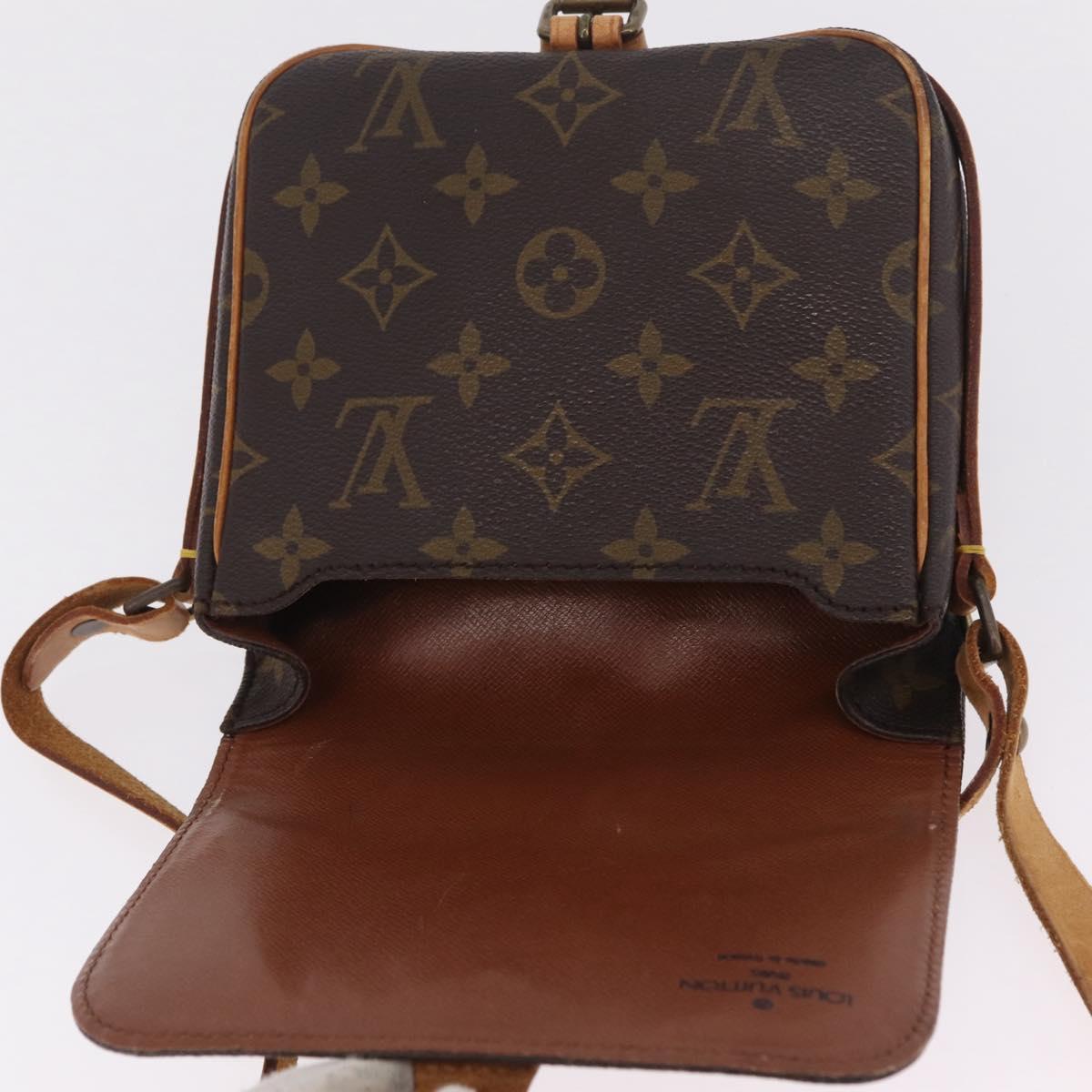 LOUIS VUITTON Monogram Cartouchiere PM Shoulder Bag M51254 LV Auth ka7198