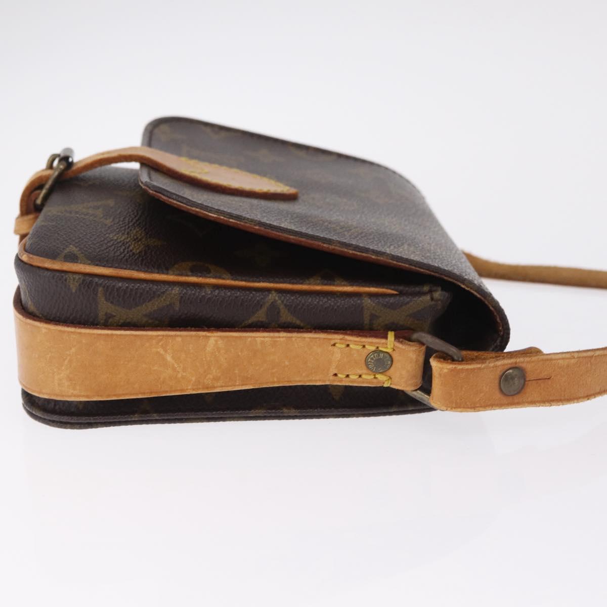 LOUIS VUITTON Monogram Cartouchiere PM Shoulder Bag M51254 LV Auth ka7198