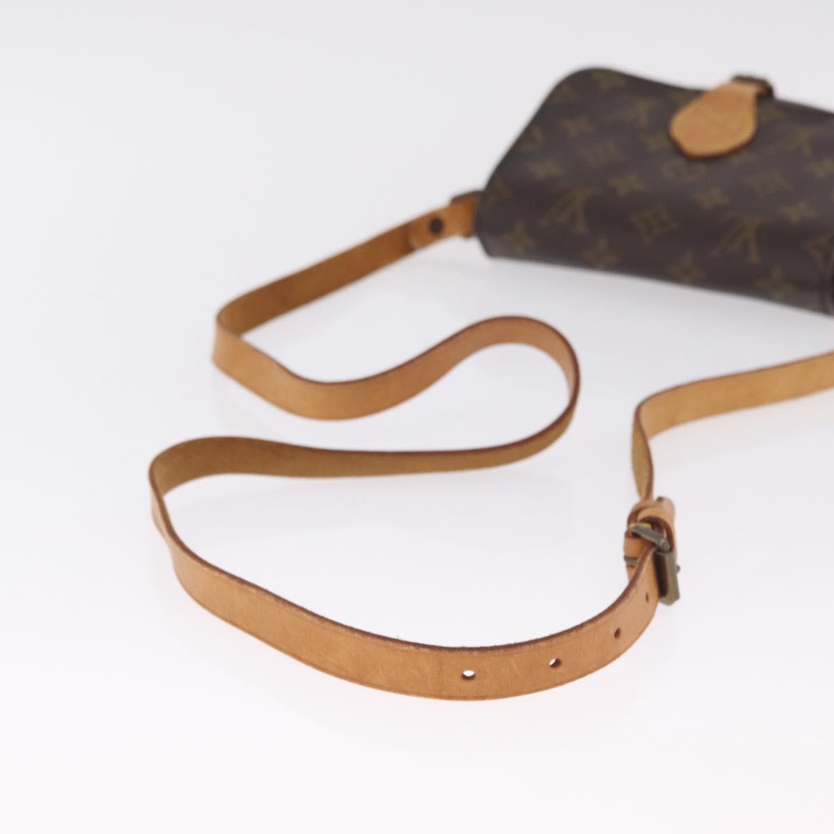 LOUIS VUITTON Monogram Cartouchiere PM Shoulder Bag M51254 LV Auth ka7198