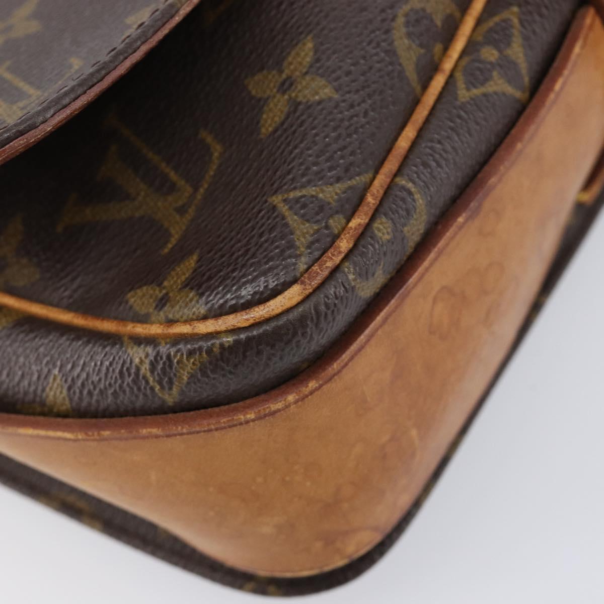 LOUIS VUITTON Monogram Cartouchiere MM Shoulder Bag M51253 LV Auth ka7199