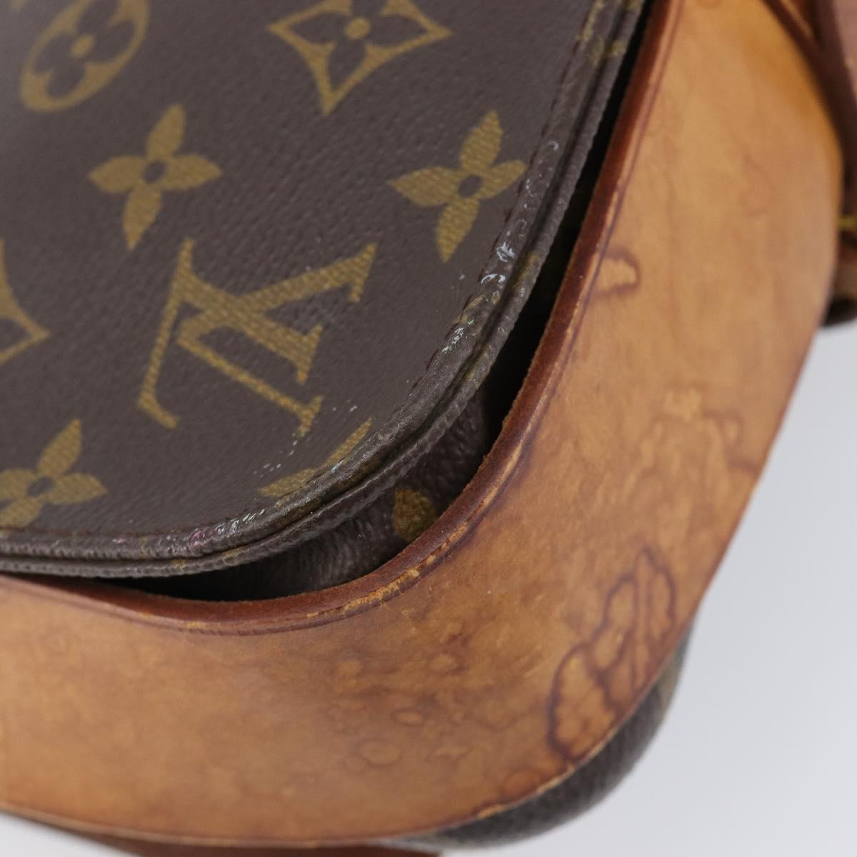LOUIS VUITTON Monogram Cartouchiere MM Shoulder Bag M51253 LV Auth ka7199