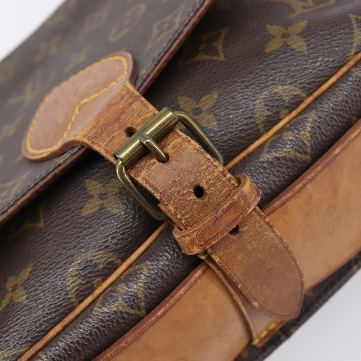 LOUIS VUITTON Monogram Cartouchiere MM Shoulder Bag M51253 LV Auth ka7199