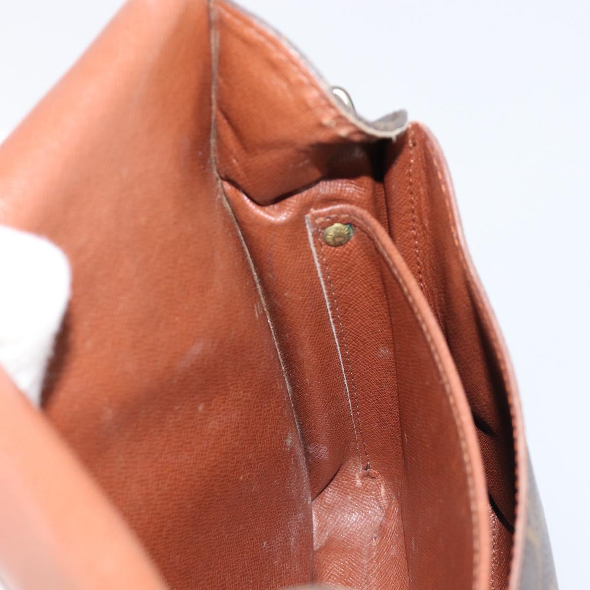 LOUIS VUITTON Monogram Cartouchiere MM Shoulder Bag M51253 LV Auth ka7199