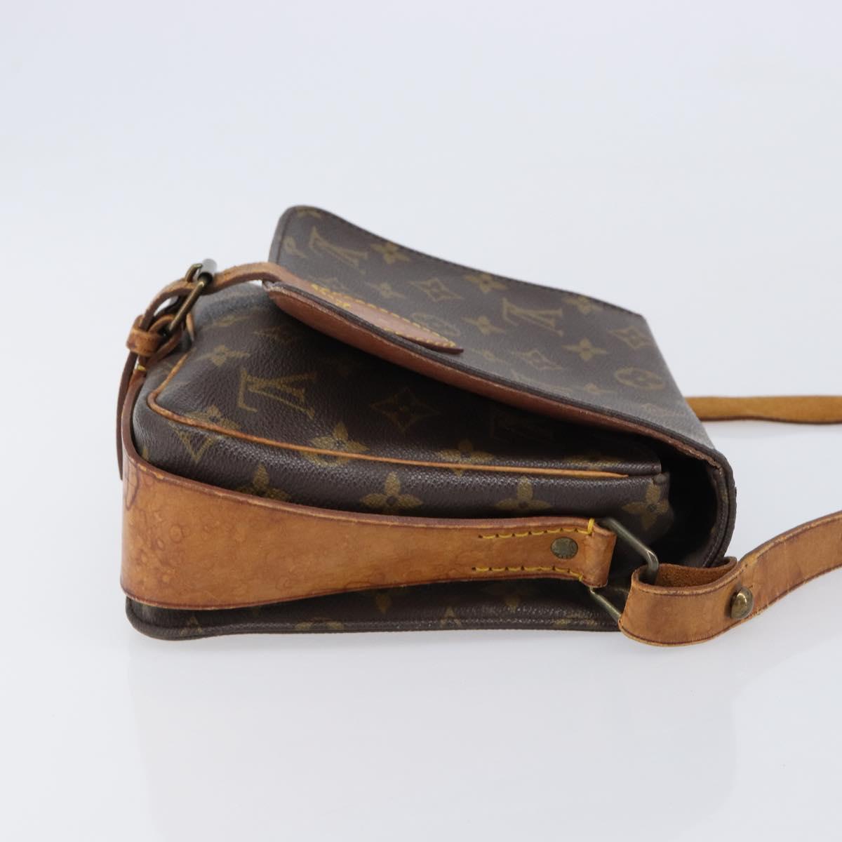 LOUIS VUITTON Monogram Cartouchiere MM Shoulder Bag M51253 LV Auth ka7199