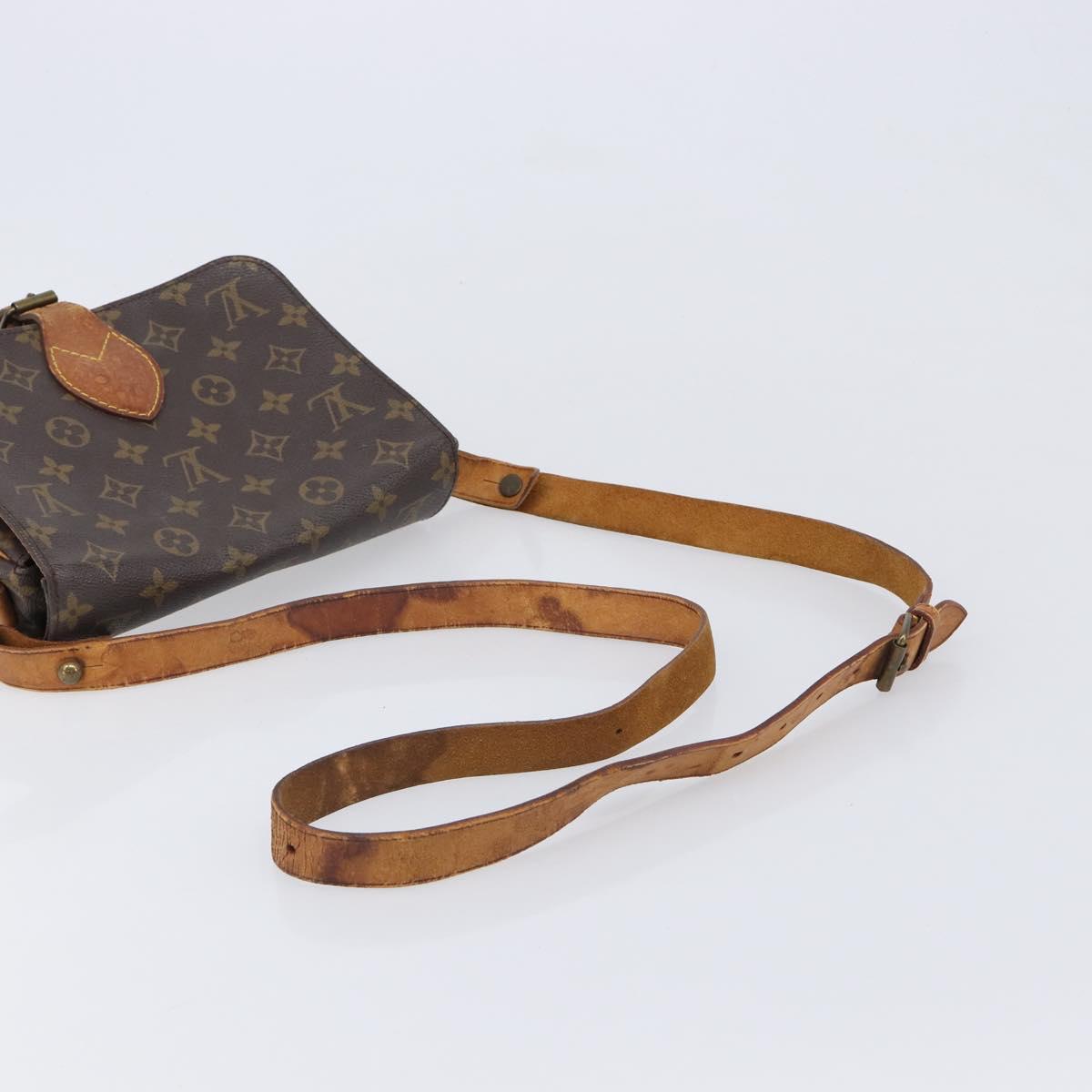LOUIS VUITTON Monogram Cartouchiere MM Shoulder Bag M51253 LV Auth ka7199