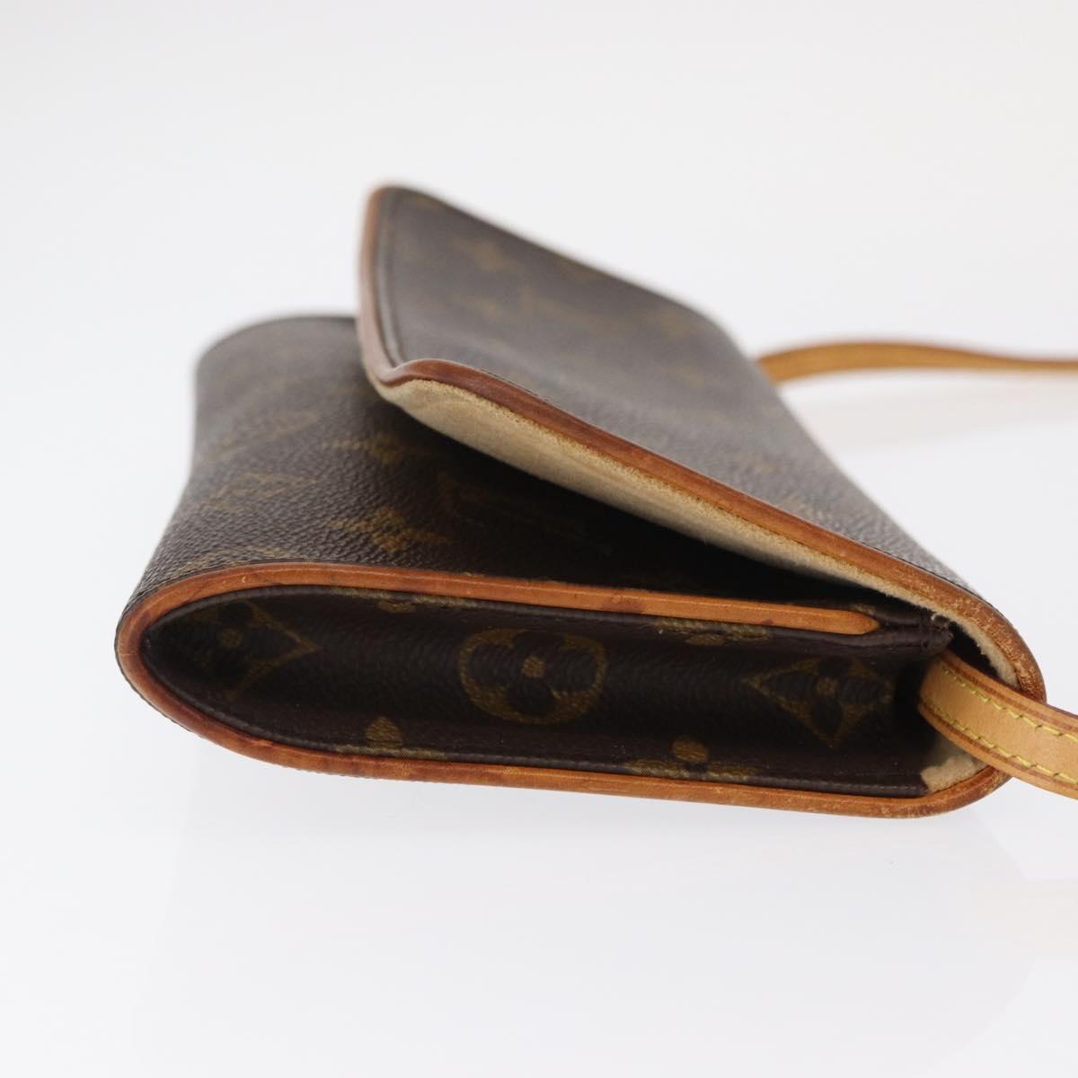 LOUIS VUITTON Monogram Pochette Twin GM Shoulder Bag M51852 LV Auth ka721