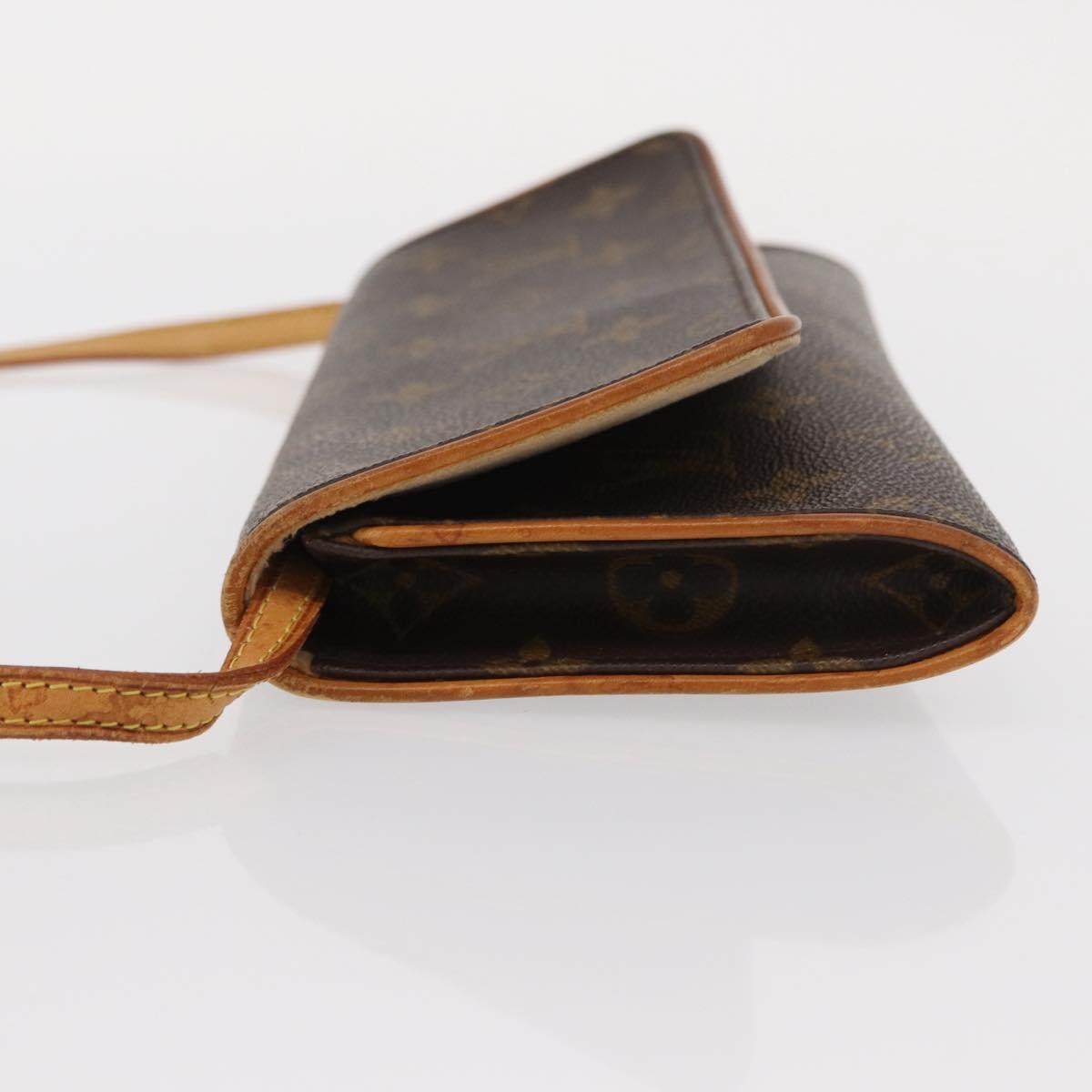 LOUIS VUITTON Monogram Pochette Twin GM Shoulder Bag M51852 LV Auth ka721