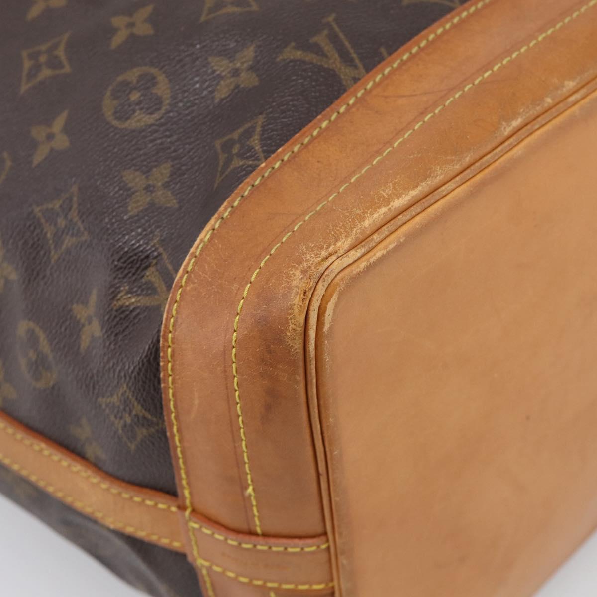 LOUIS VUITTON Monogram Noe Shoulder Bag M42224 LV Auth ka7210