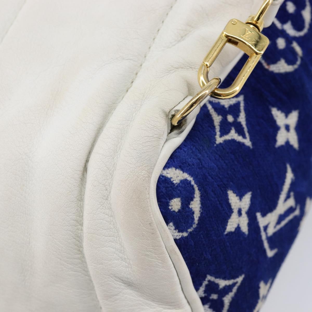 LOUIS VUITTON Jacquard Velvet Palm Spring Mini Backpack M46207 LV Auth ka7219
