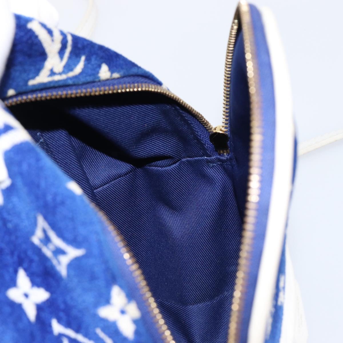 LOUIS VUITTON Jacquard Velvet Palm Spring Mini Backpack M46207 LV Auth ka7219