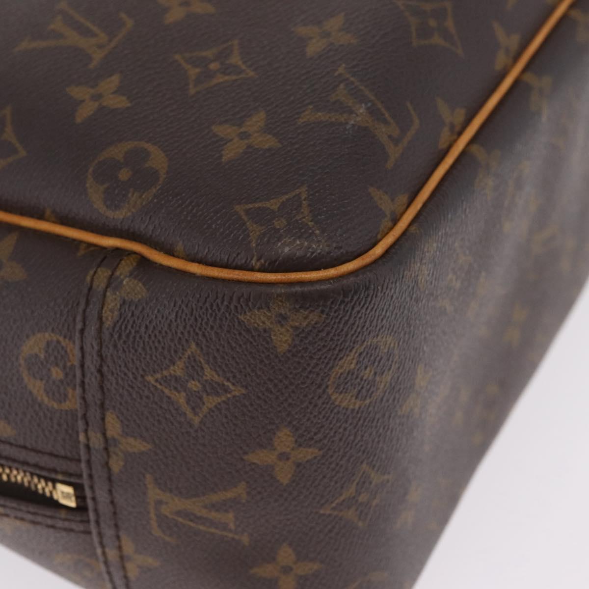 LOUIS VUITTON Monogram Deauville Hand Bag M47270 LV Auth ka7222