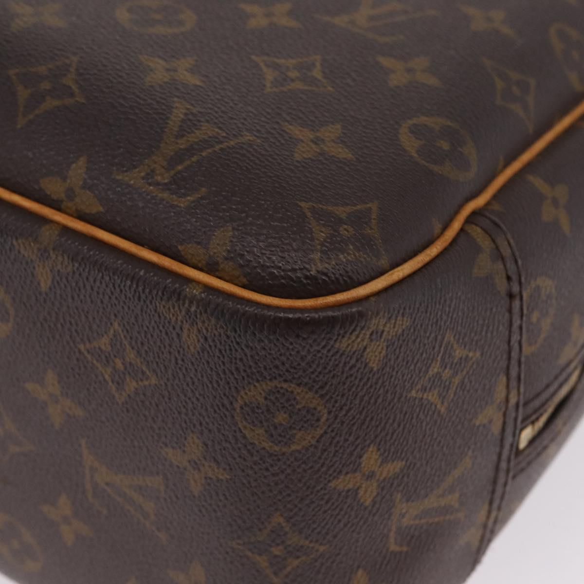 LOUIS VUITTON Monogram Deauville Hand Bag M47270 LV Auth ka7222