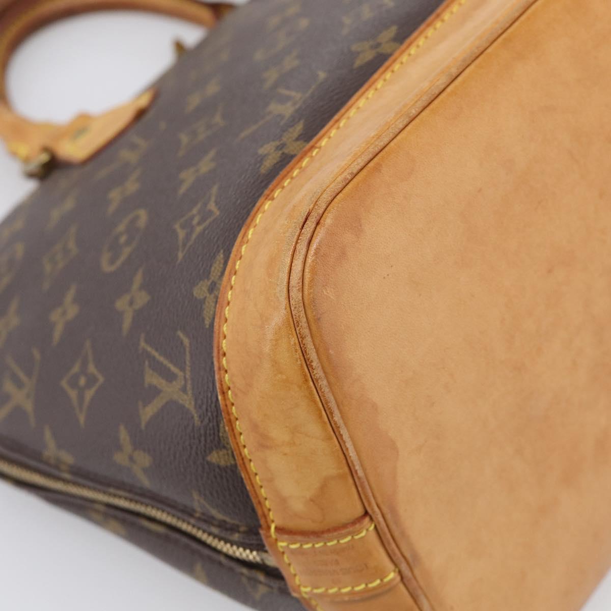 LOUIS VUITTON Monogram Alma Hand Bag M51130 LV Auth ka7223
