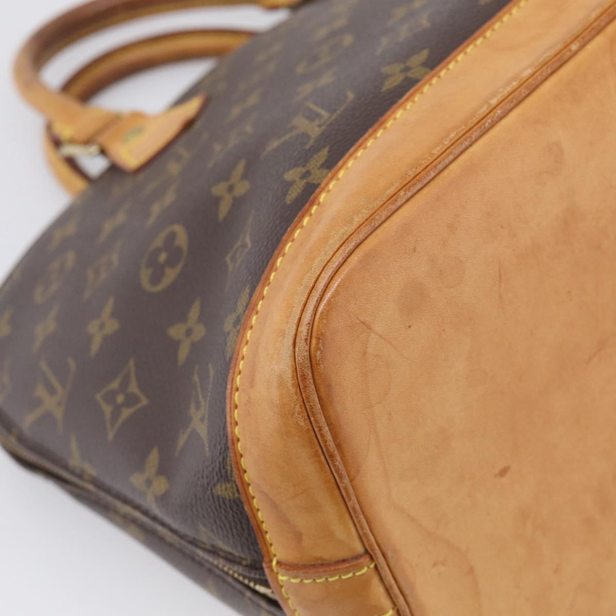 LOUIS VUITTON Monogram Alma Hand Bag M51130 LV Auth ka7223