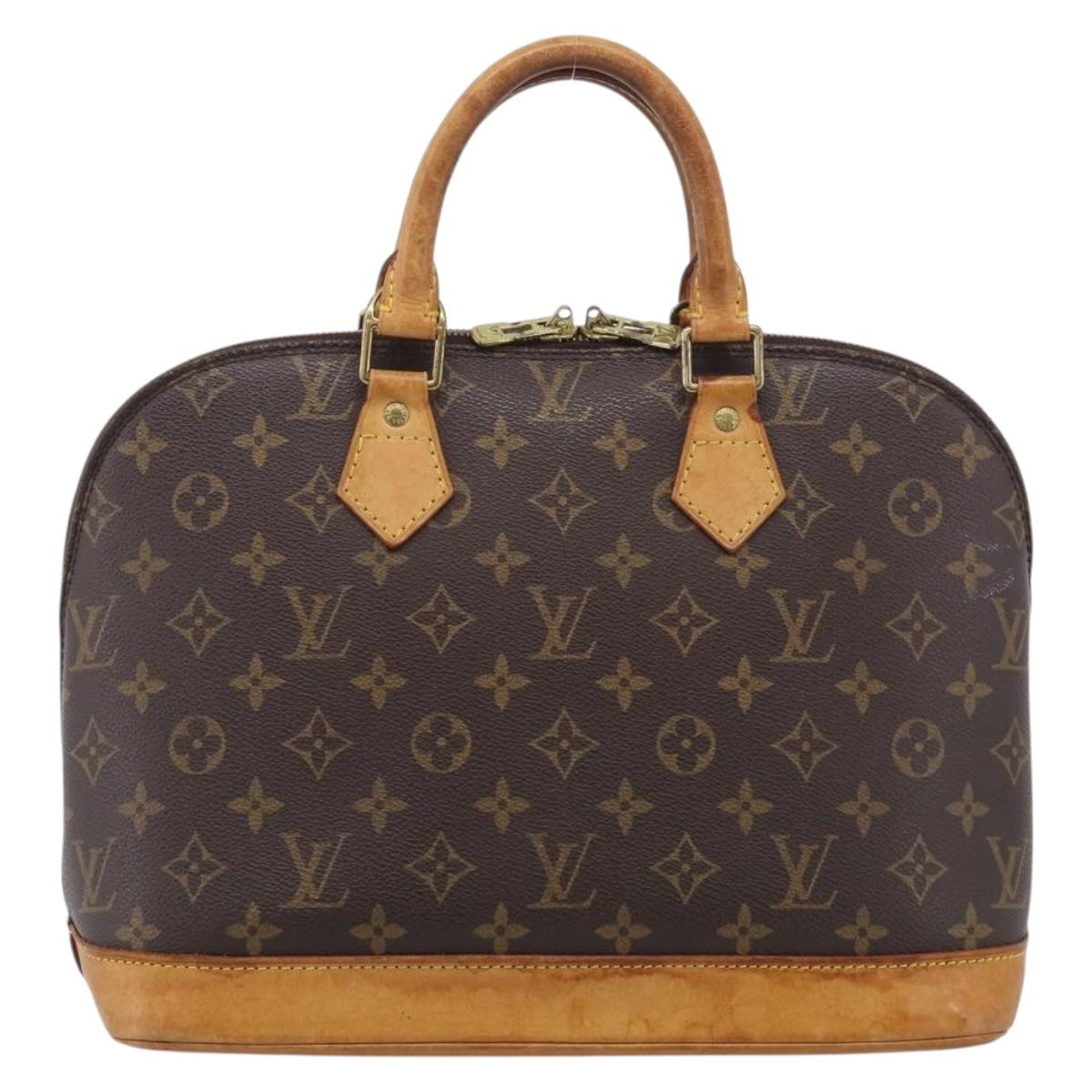 LOUIS VUITTON Monogram Alma Hand Bag M51130 LV Auth ka7223