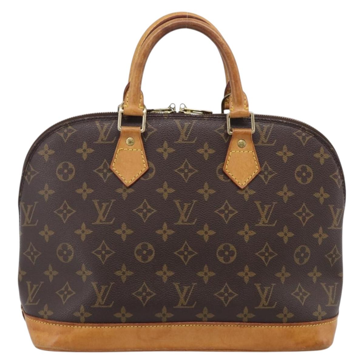 LOUIS VUITTON Monogram Alma Hand Bag M51130 LV Auth ka7223