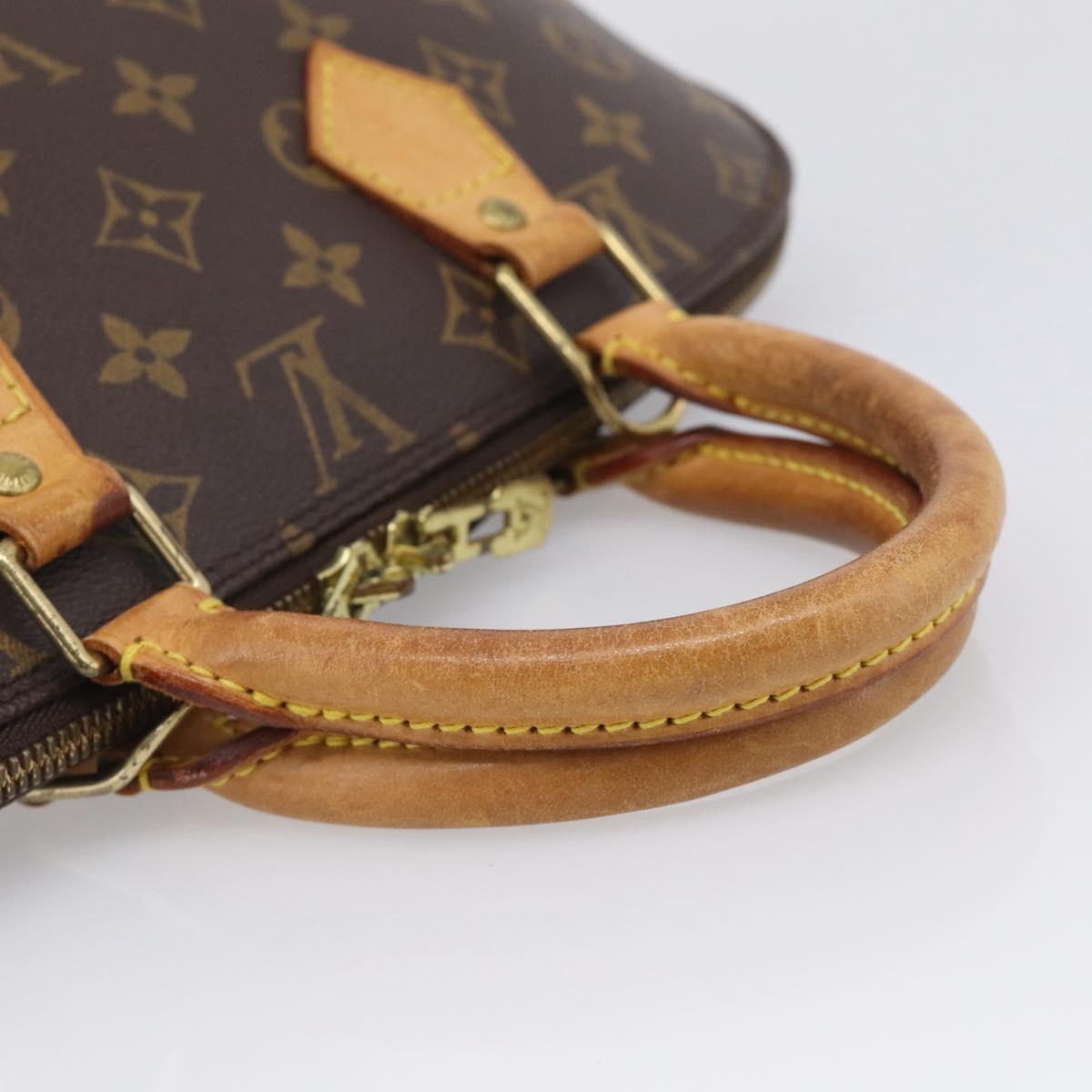 LOUIS VUITTON Monogram Alma Hand Bag M51130 LV Auth ka7223