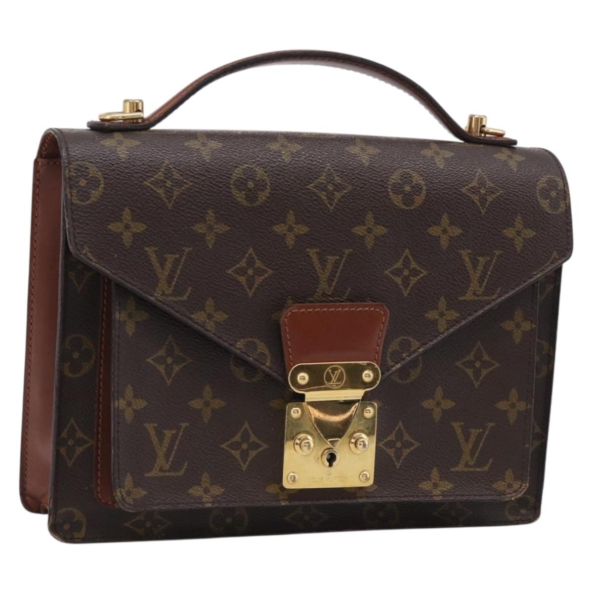 LOUIS VUITTON Monogram Monceau26 Hand Bag M51187 LV Auth ka7225