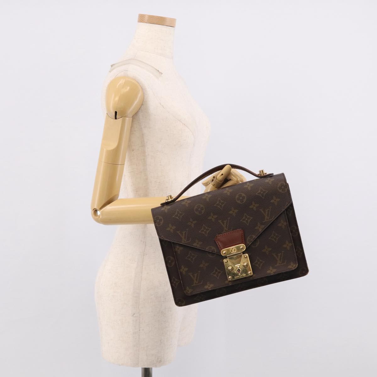 LOUIS VUITTON Monogram Monceau26 Hand Bag M51187 LV Auth ka7225