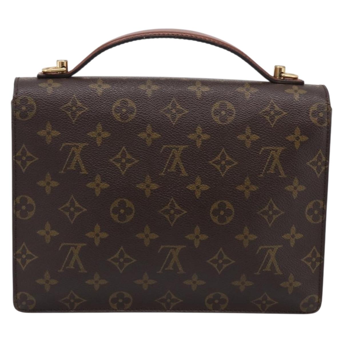 LOUIS VUITTON Monogram Monceau26 Hand Bag M51187 LV Auth ka7225