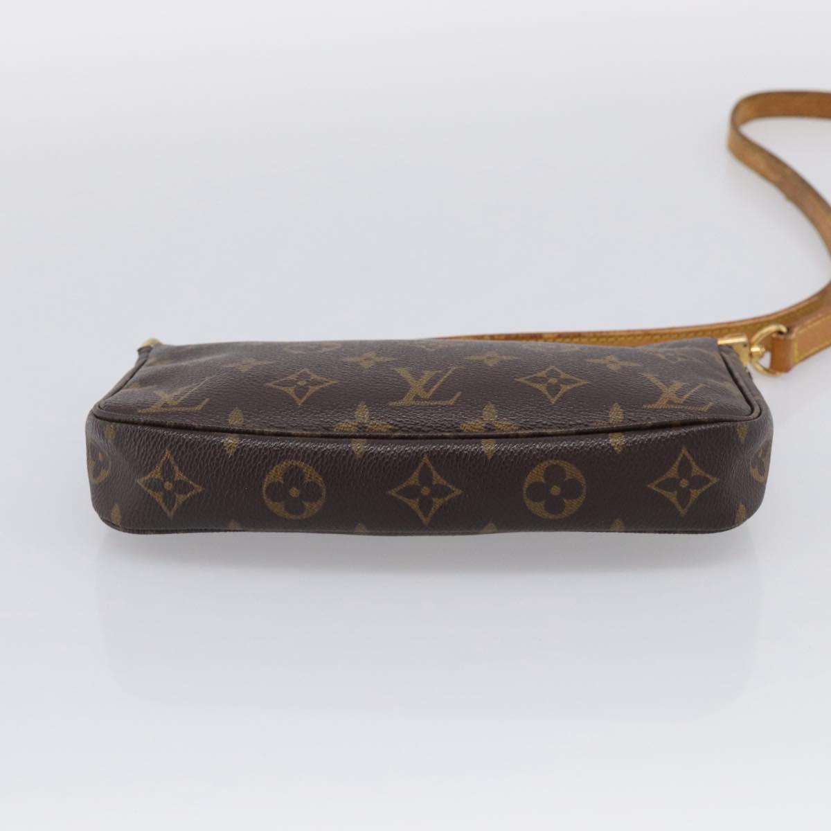 LOUIS VUITTON Monogram Pochette Accessoires Pouch M51980 LV Auth ka7226