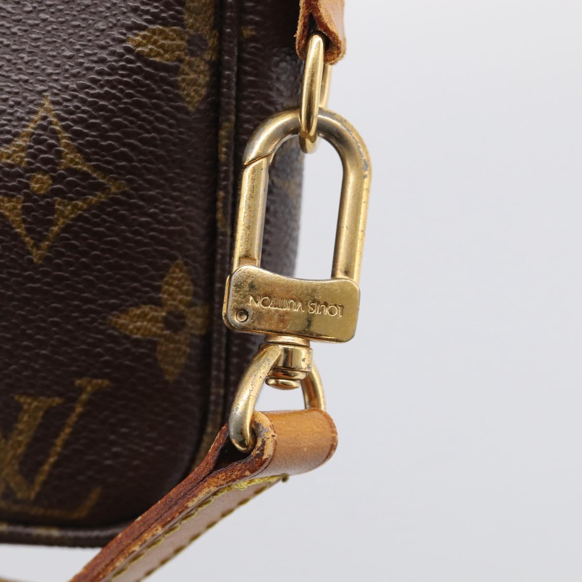 LOUIS VUITTON Monogram Pochette Accessoires Pouch M51980 LV Auth ka7226