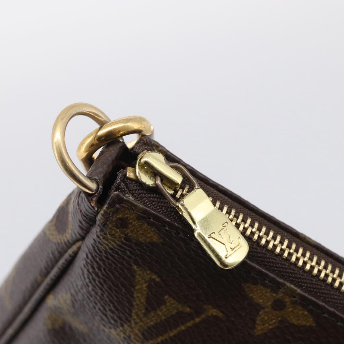 LOUIS VUITTON Monogram Pochette Accessoires Pouch M51980 LV Auth ka7226