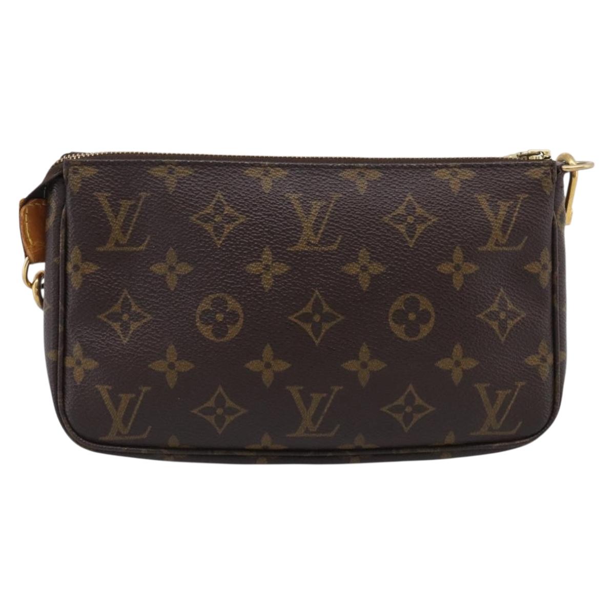 LOUIS VUITTON Monogram Pochette Accessoires Pouch M51980 LV Auth ka7226