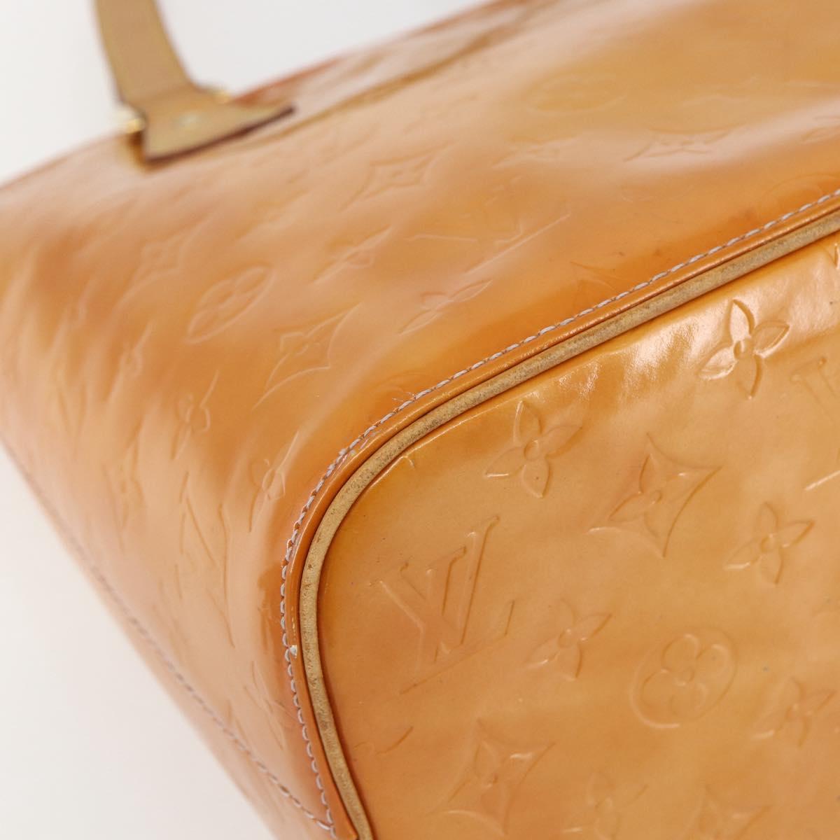 LOUIS VUITTON Monogram Vernis Houston Bag Marshmallow Pink M91302 LV Auth ka723