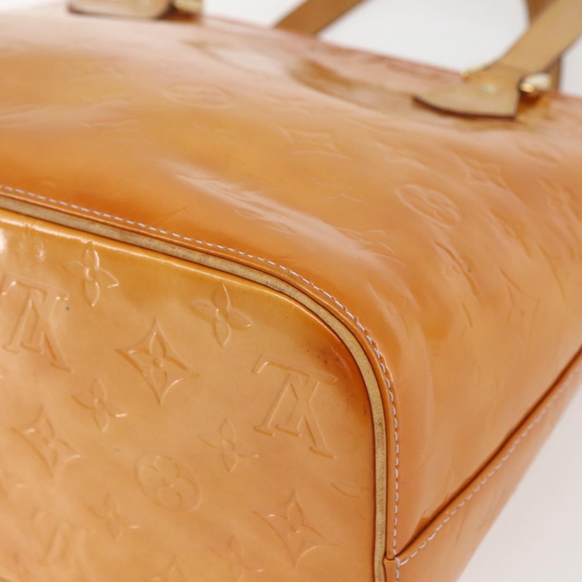 LOUIS VUITTON Monogram Vernis Houston Bag Marshmallow Pink M91302 LV Auth ka723