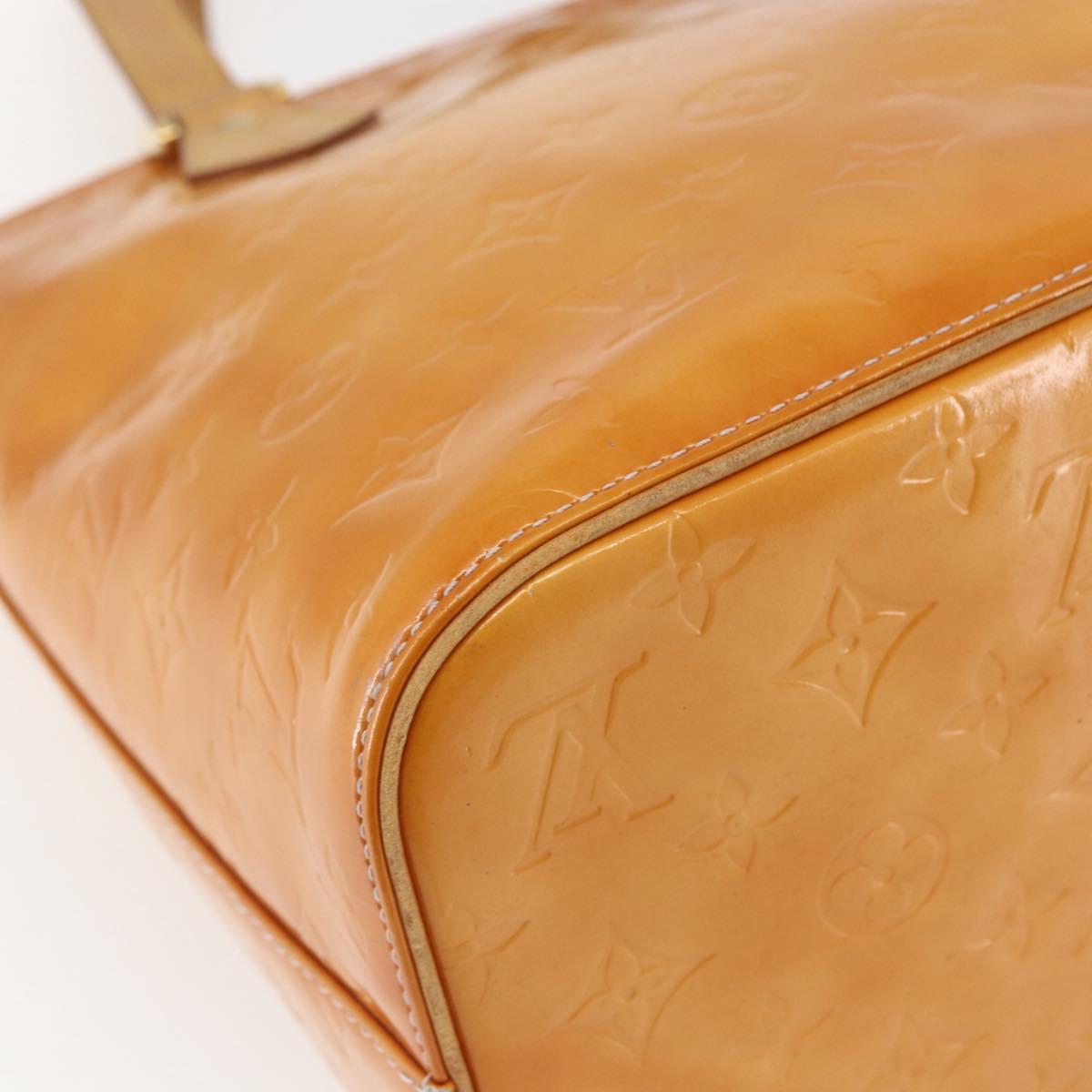 LOUIS VUITTON Monogram Vernis Houston Bag Marshmallow Pink M91302 LV Auth ka723