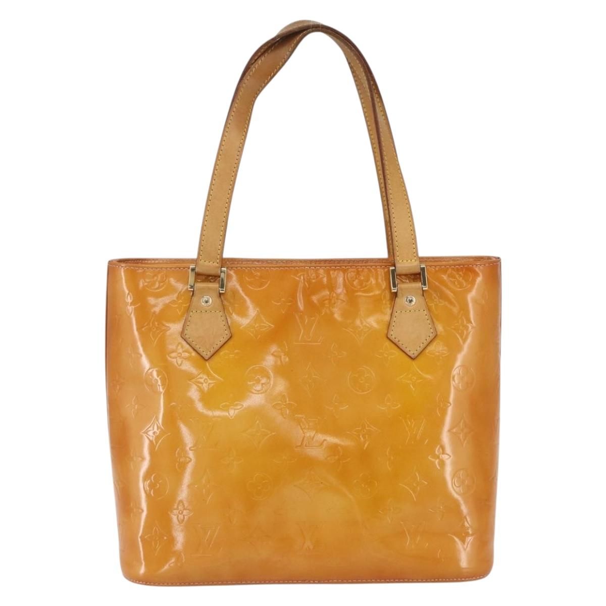 LOUIS VUITTON Monogram Vernis Houston Bag Marshmallow Pink M91302 LV Auth ka723