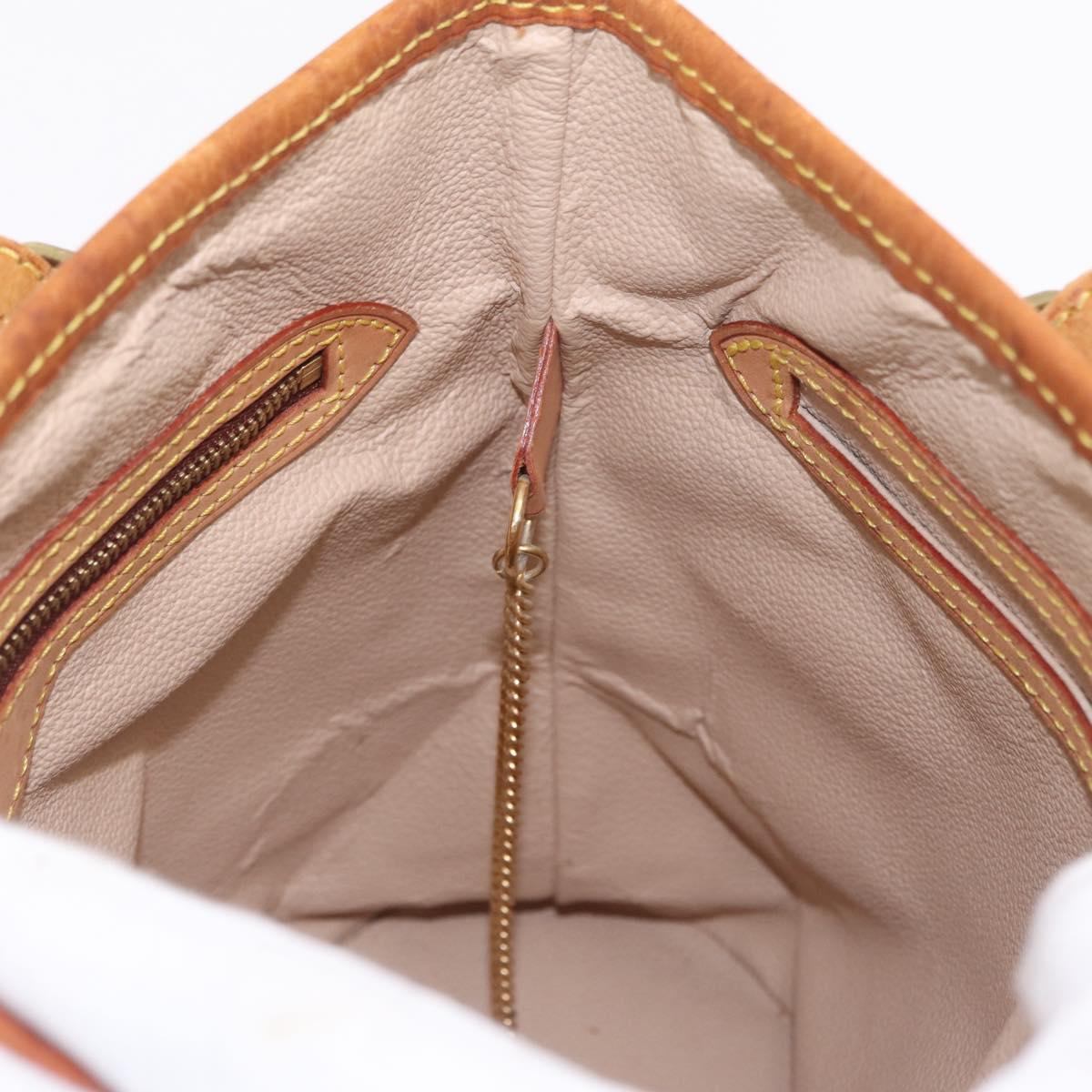 LOUIS VUITTON Monogram Bucket PM Shoulder Bag M42238 LV Auth ka7236