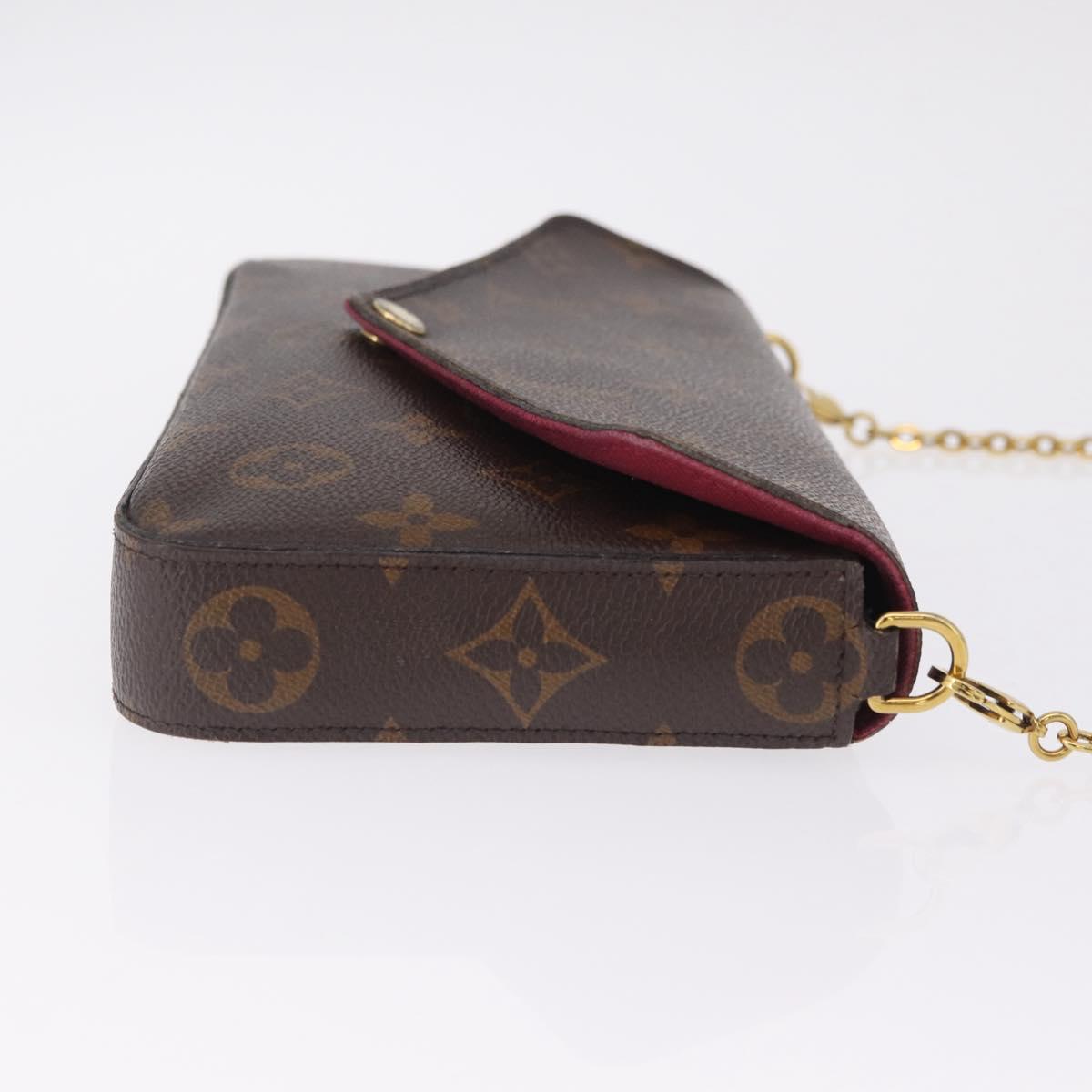 LOUIS VUITTON Monogram Wallet Pochette Felice Bag M81896 LV Auth ka7238A