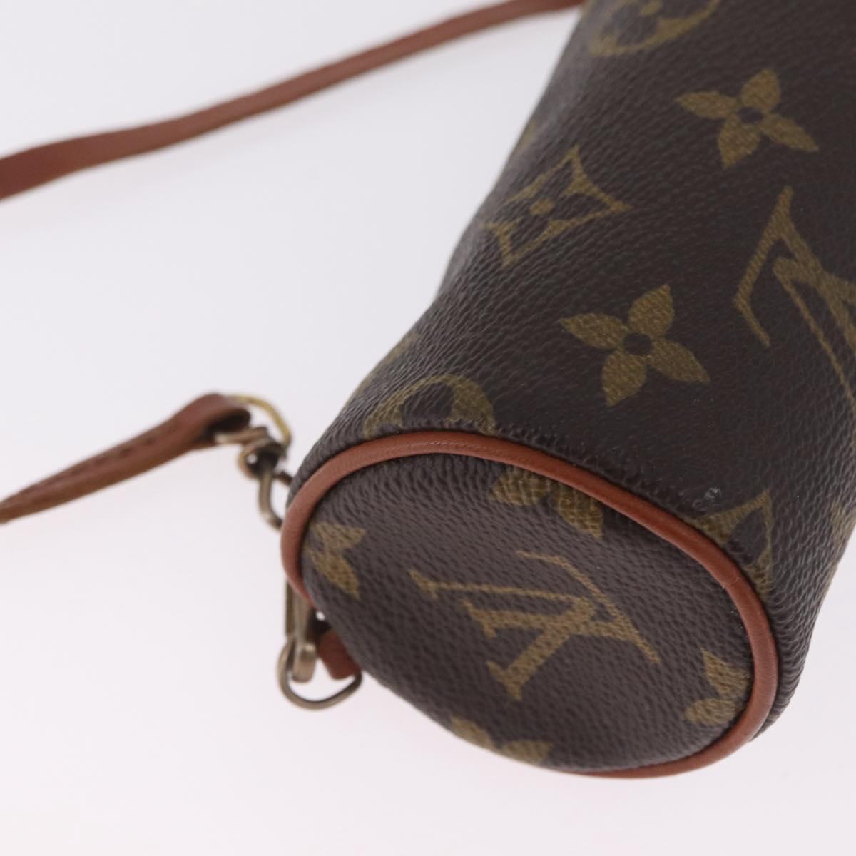 LOUIS VUITTON Monogram Papillon Pouch LV Auth ka7240