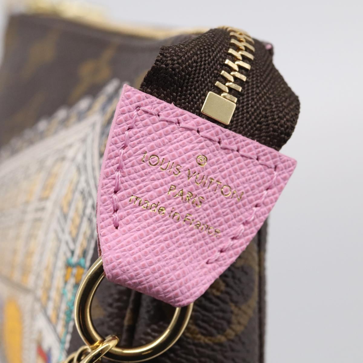 LOUIS VUITTON Vivienne Mini Pochette Accessoires Pouch M81760 LV Auth ka7248M