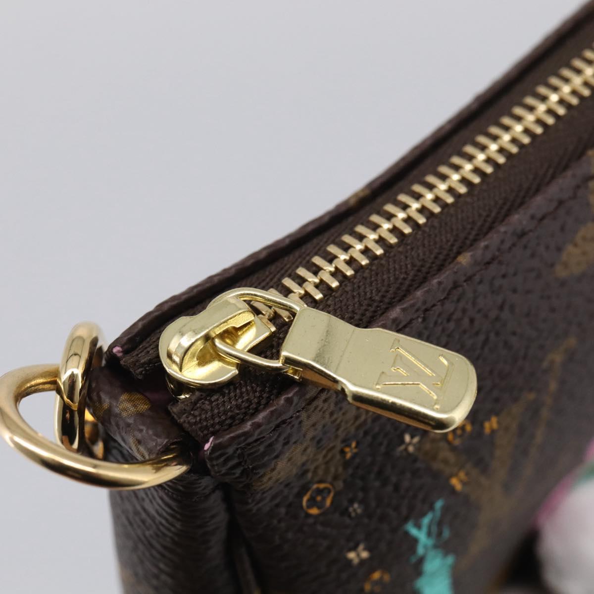 LOUIS VUITTON Vivienne Mini Pochette Accessoires Pouch M81760 LV Auth ka7248M